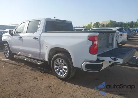 2021 Chevrolet Silverado 1500 2Wd Short Bed Custom из США, поврежденный, VIN 1GCPWBEK4MZ338313